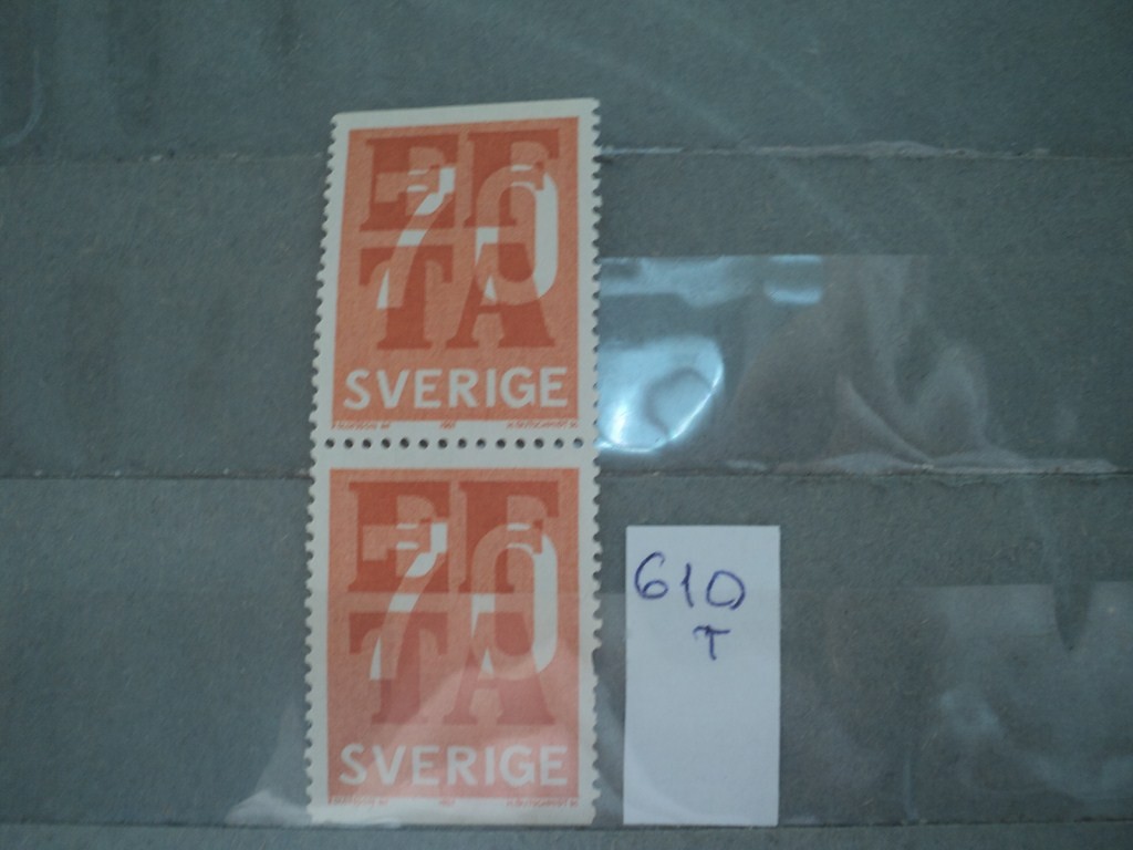 Фото марки Швеция пара 1967г **