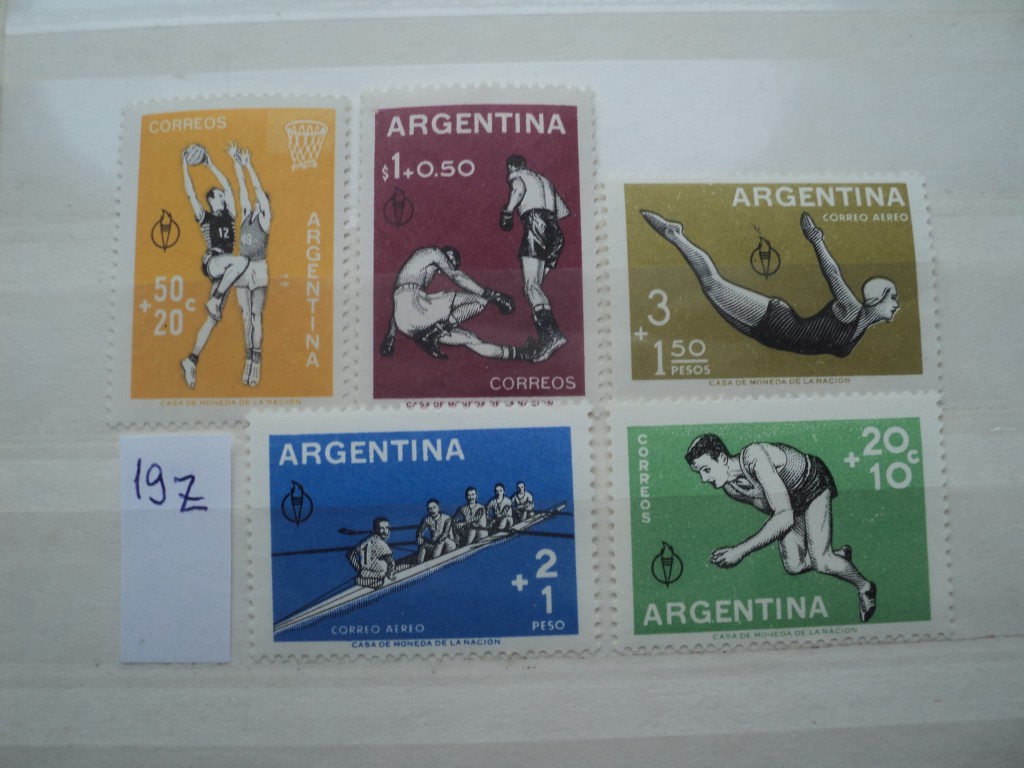 Фото марки Аргентина серия **