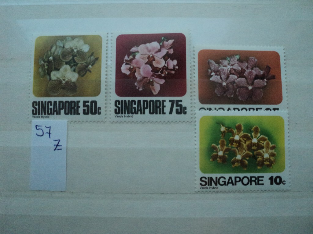 Фото марки Сингапур серия **
