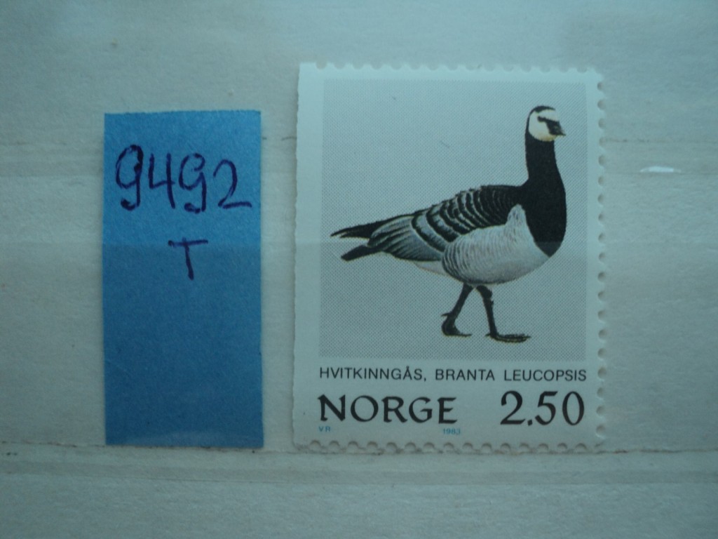 Фото марки Норвегия 1983г **