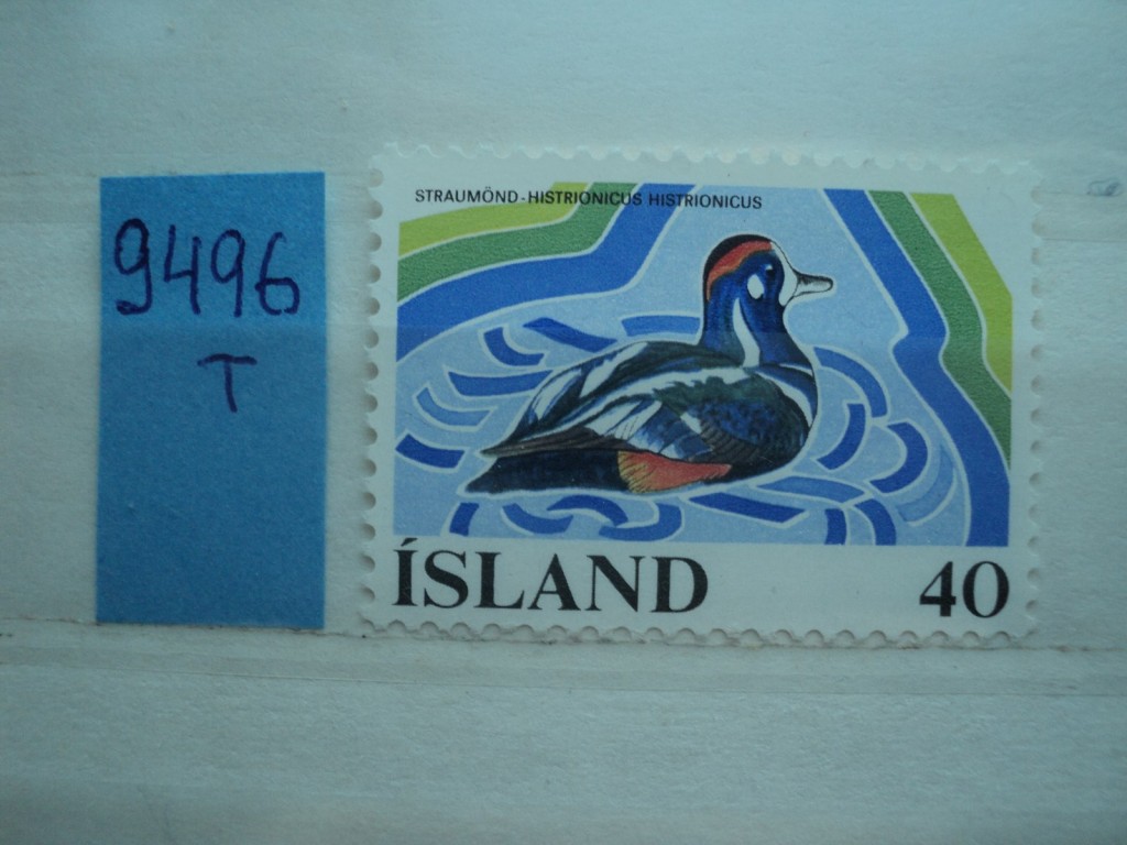 Фото марки Исландия 1977г **