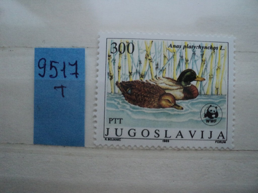 Фото марки Югославия 1989г **