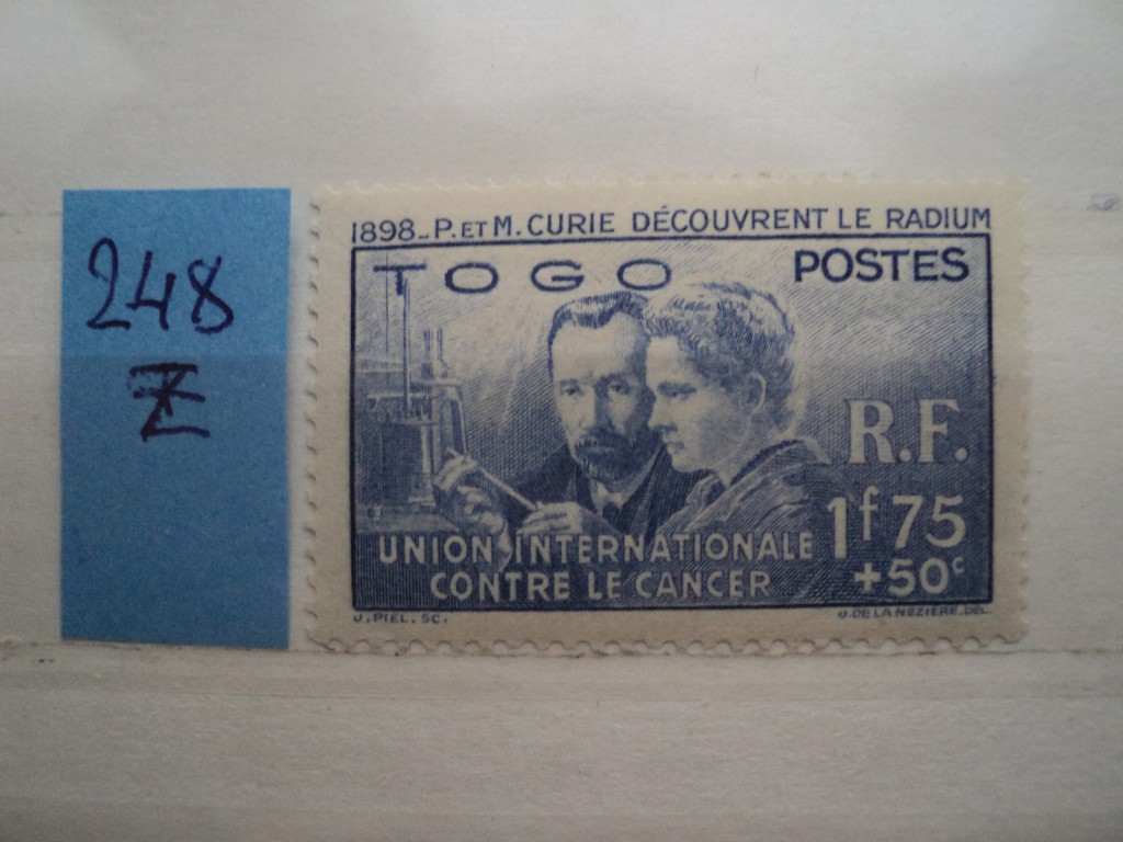 Фото марки Франц. Того 1938г *