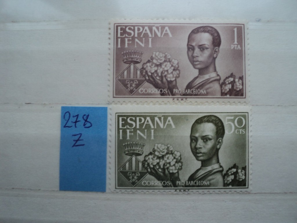 Фото марки Испанская Ифни серия 1963г **
