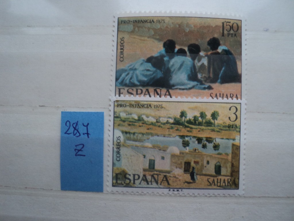 Фото марки Испанская Сахара серия 1975г **