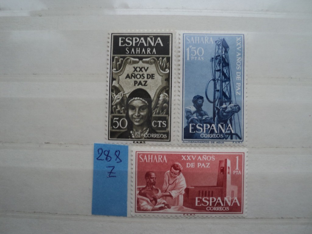 Фото марки Испанская Сахара серия 1965г **