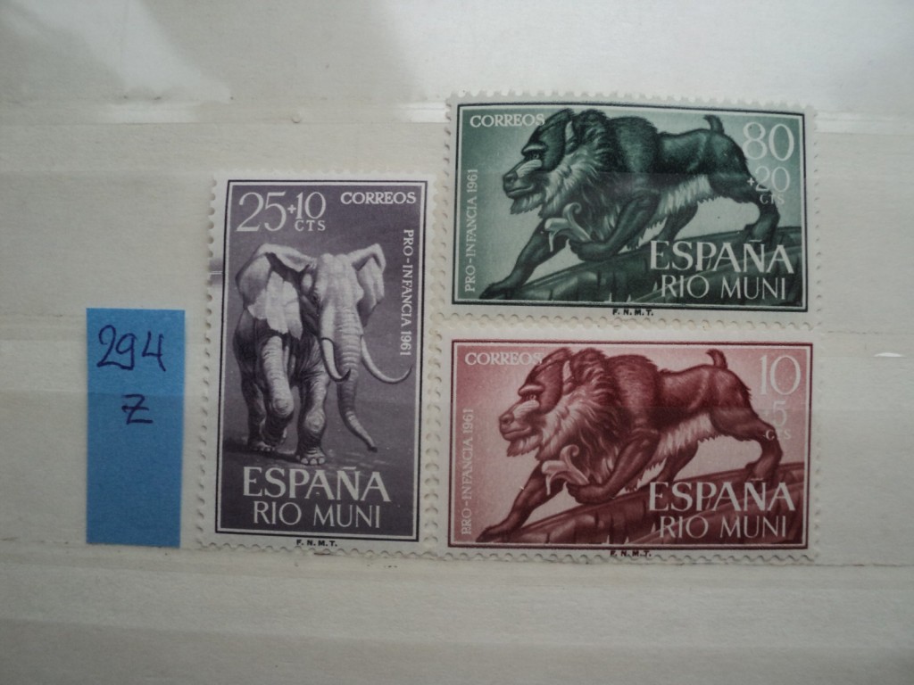 Фото марки Испанская Рио Муни серия 1961г **