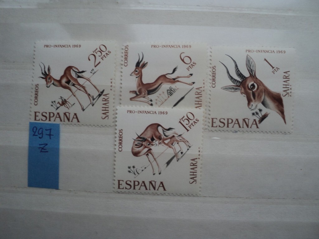Фото марки Испанская Сахара серия 1969г **