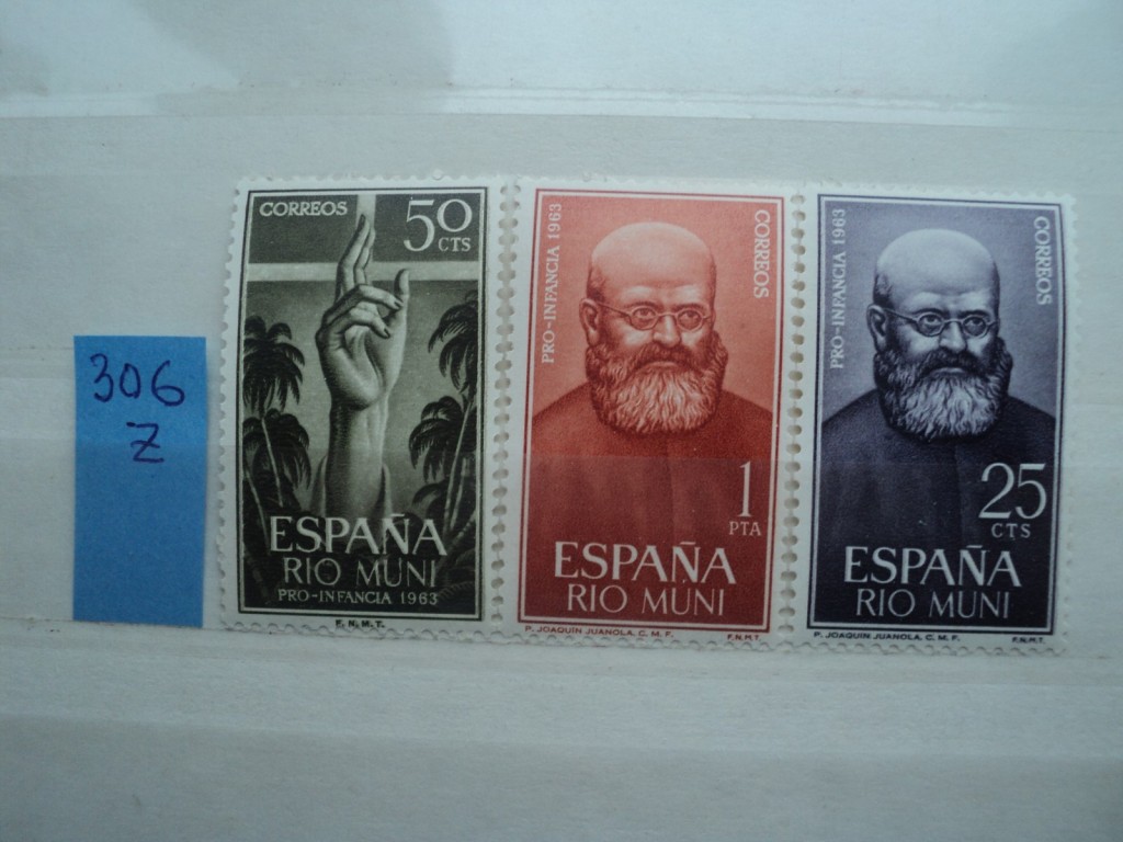 Фото марки Испанская Рио Муни серия 1963г **