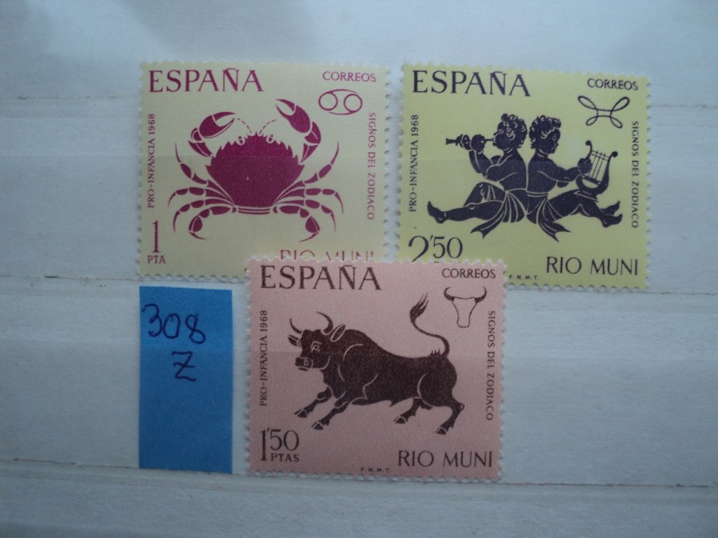 Фото марки Испанская Рио Муни серия 1968г **