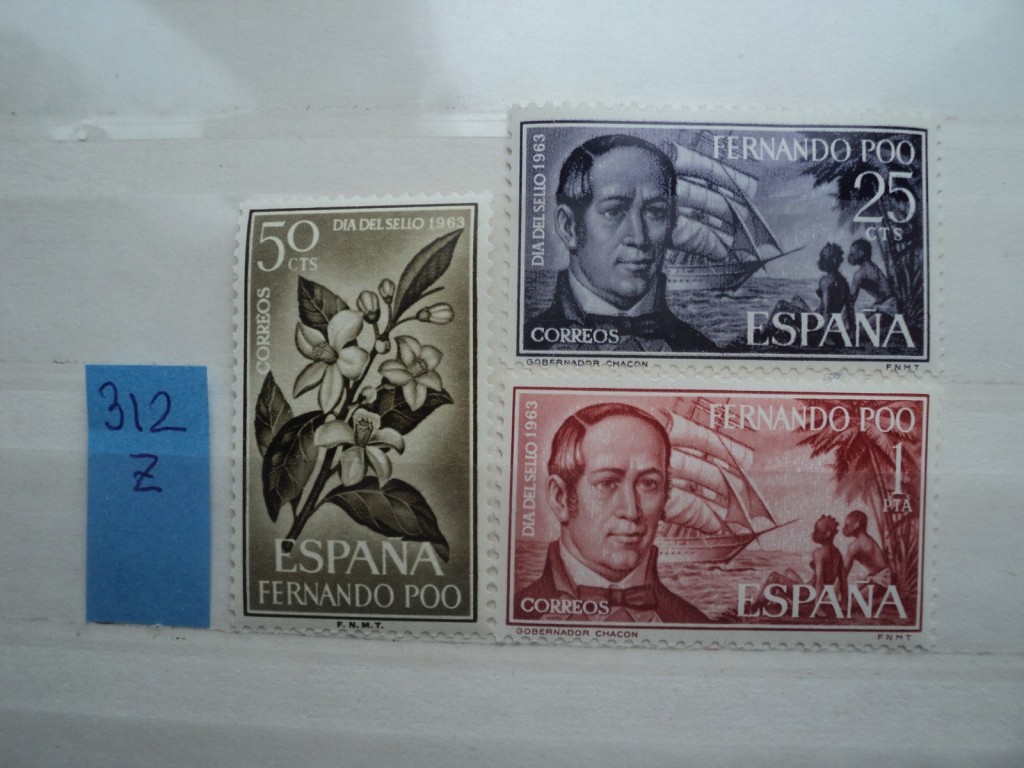 Фото марки Испанский Фернандо Поо серия 1964г **