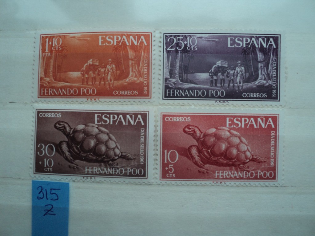 Фото марки Испанский Фернандо Поо серия 1961г **