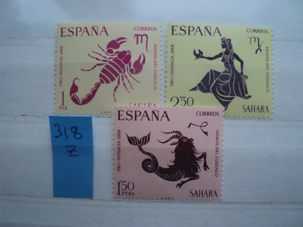 Фото марки Испанская Сахара серия 1968г **