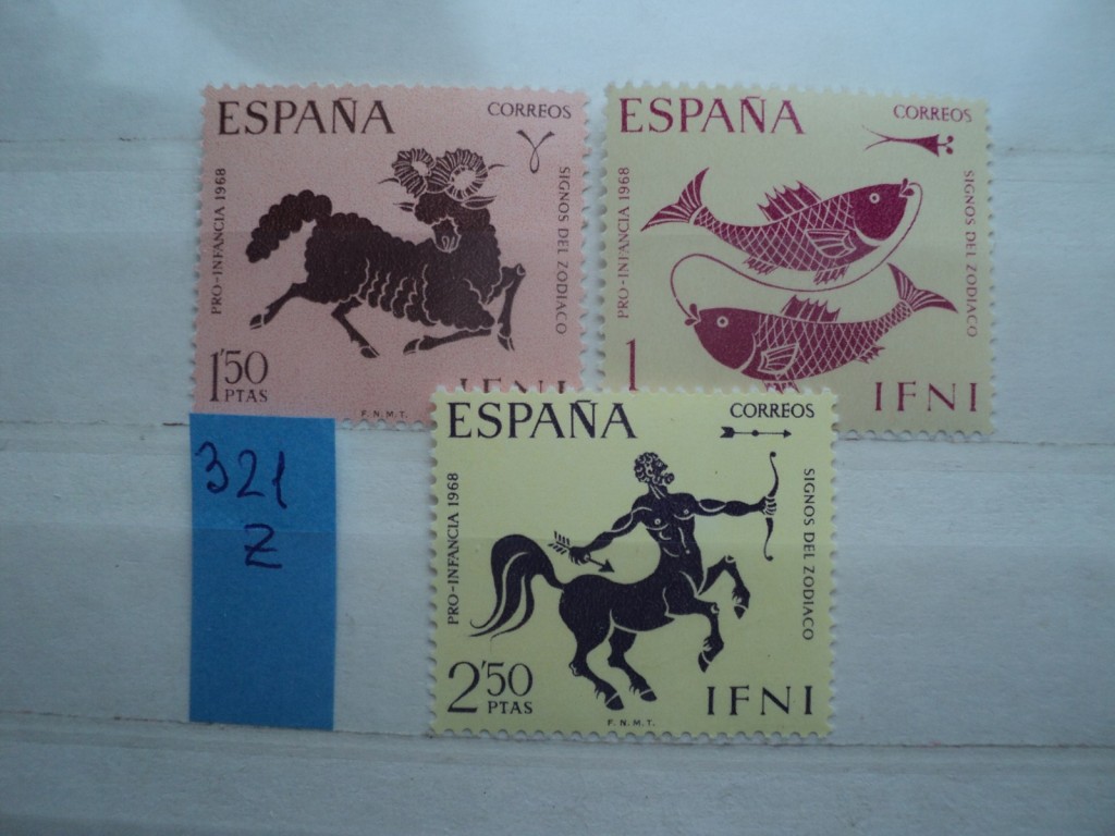Фото марки Испанская Ифни серия 1968г **