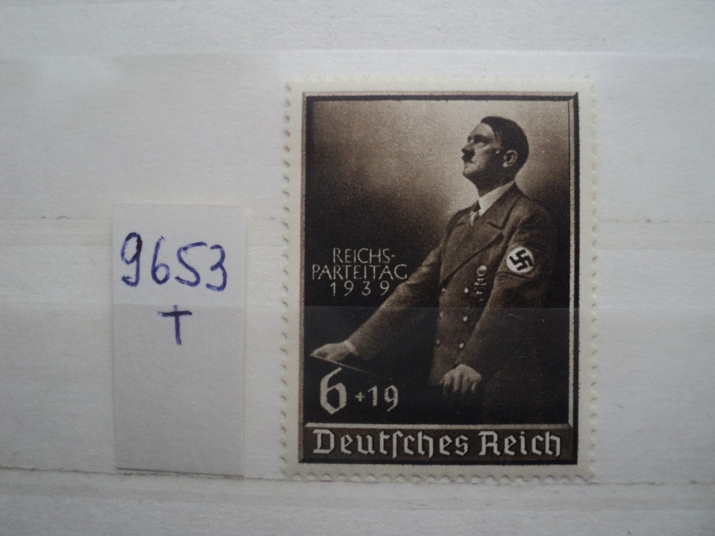 Фото марки Германия Рейх надпечатка 1939г *