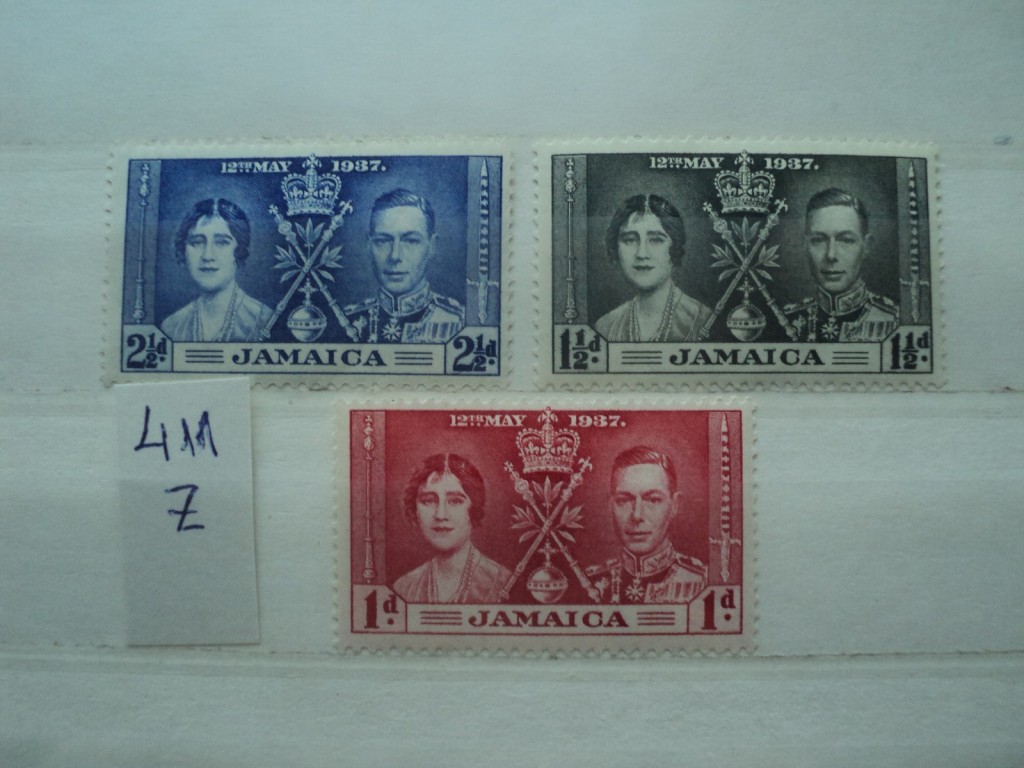Фото марки Брит. Ямайка серия 1937г **