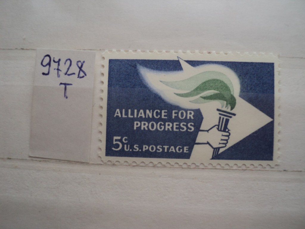 Фото марки США 1963г **