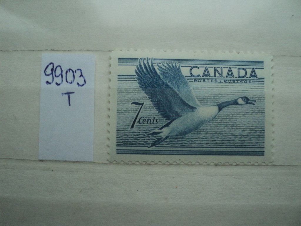 Фото марки Канада 1952г **