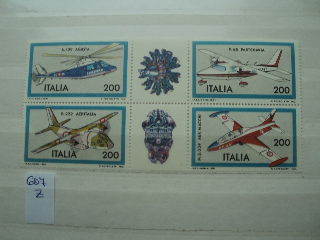 Фото марки Италия серия сцепка **