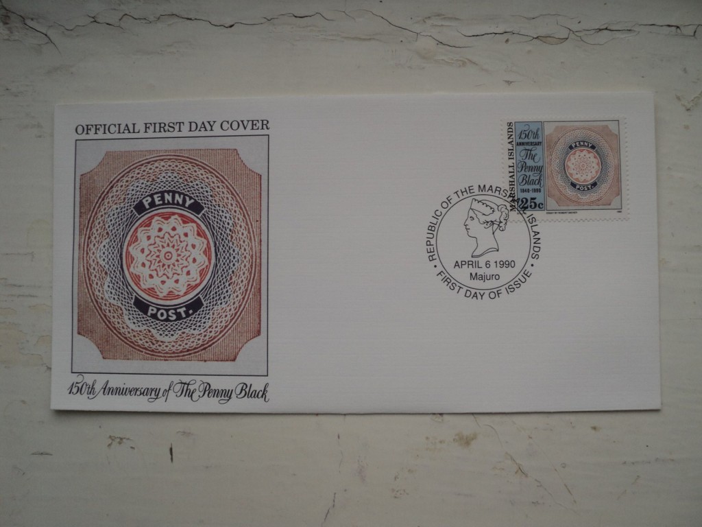 Фото марки Маршаловы остров конверт