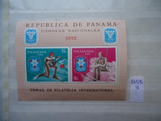 Фото марки Панама блок 1968г **