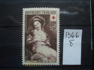 Фото марки Франция 1953г **