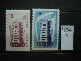 Фото марки Франция серия 1956г *