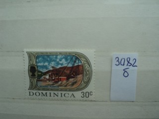 Фото марки Доминика 1969г *