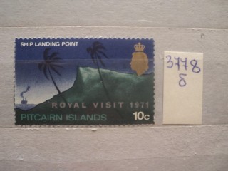 Фото марки Питкерн острова 1971г надпечатка *