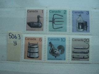 Фото марки Канада серия **