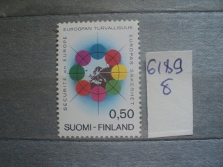 Фото марки Финляндия 1972г *