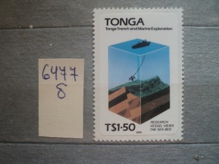 Фото марки Тонга 1985г *