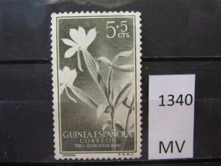 Фото марки Испанская Гвинея 1955г *