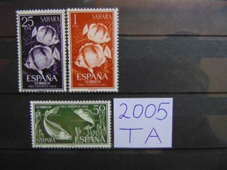 Фото марки Испанская Сахара серия 1962г *