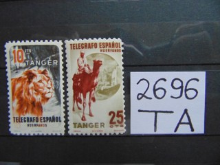 Фото марки Испанский Танжер 1947г **