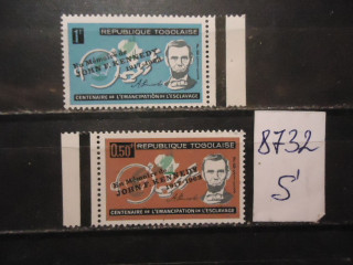 Фото марки Того 1963г **