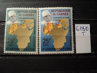 Фото марки Гвинея серия 1962г **