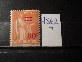 Фото марки Франция 1937г **