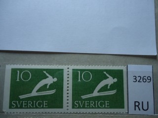 Фото марки Швеция 1953г пара *