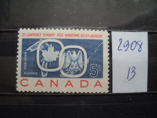 Фото марки Канада 1959г **