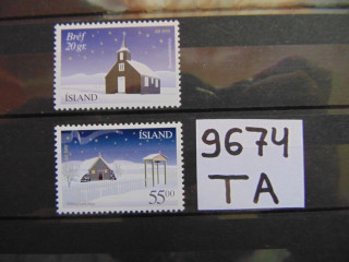 Фото марки Исландия серия 2001г **