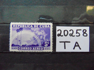 Фото марки Куба авиапочта 1936г *