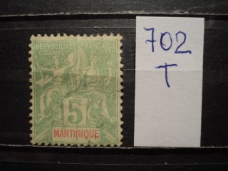Фото марки Франц. Мартиника 1899г