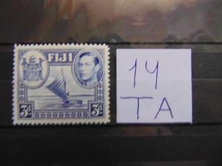 Фото марки Фиджи 1938г **
