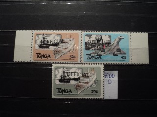 Фото марки Тонга серия надпечатка 1983г **