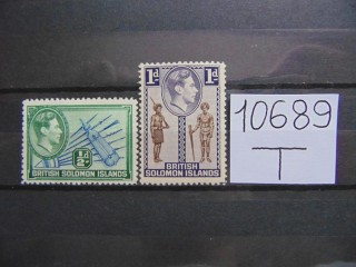 Фото марки Брит. Соломоновы острова 1939г *
