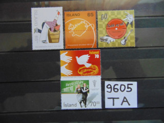 Фото марки Исландия подборка одиночных марок 2004-06 **