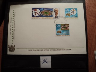 Фото марки Кука острова конверт