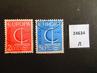 Фото марки Швейцария 1966г серия