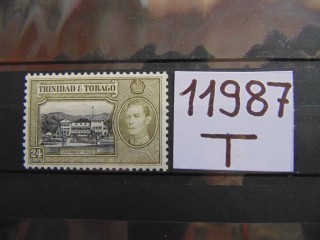 Фото марки Британские Тринидад и Тобаго 1938г **